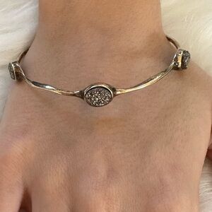 MILOR 925 Silver made in italy Bracelet with Accents